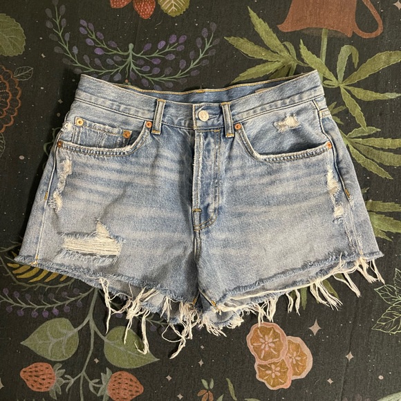 All Saints Mai destroyed shorts - Picture 4 of 8